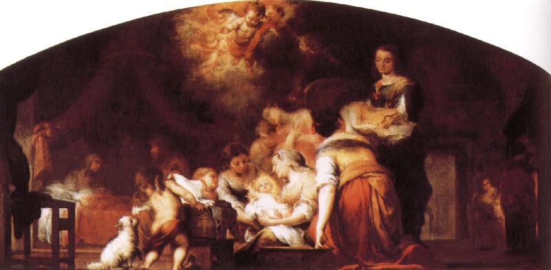 Bartolome Esteban Murillo Birth of the Virgin Maliyade oil painting picture